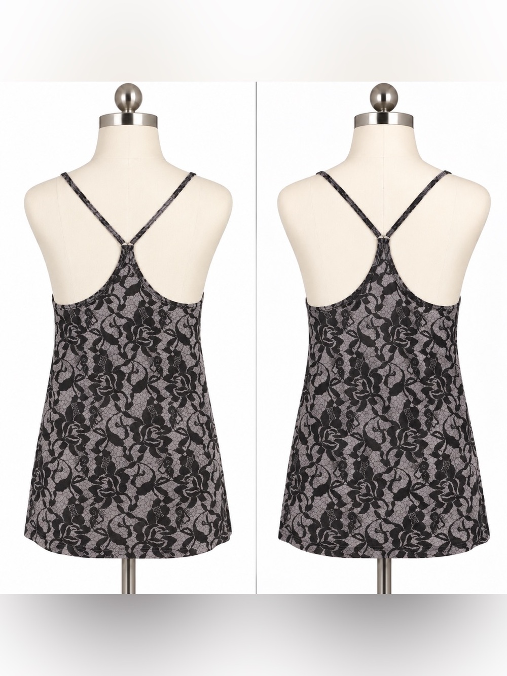Twik Exclusive Simons  racer back spaghetti strap boho bohemian top M